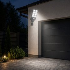 Вуличний консольний LED світильник на сонячній батареї з датчиком руху COMPACT PRO-40 