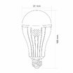 LED лампа акумуляторна TITANUM A80 12W E27 4000K 230V LED лампа акумуляторна TITANUM A80 12W E27 4000K 230V