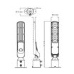 Світильник вуличний LED ROCKET-50 6400K