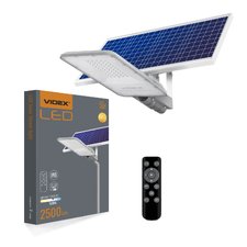 LED уличный фонарь автономный VIDEX 30W 5000K