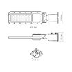 LED фонарь уличный VIDEX IP65 SLE17 50W 5500Lm 5000K 220V