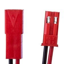 Комплект коннекторів для світлодіодної стрічки папа + мама 12V 2pin червоний
