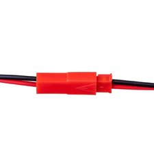 Комплект коннекторів для світлодіодної стрічки папа + мама 12V 2pin червоний