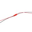 Комплект коннекторів для світлодіодної стрічки папа + мама 12V 2pin червоний