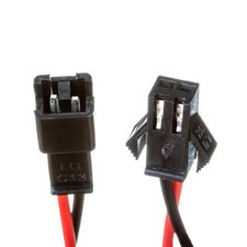 Комплект коннекторів для світлодіодної стрічки тато мама 12V 2pin чорний з затиском