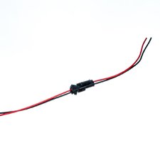 Комплект коннекторів для світлодіодної стрічки тато мама 12V 2pin чорний з затиском
