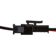 Комплект коннекторів для світлодіодної стрічки тато мама 12V 2pin чорний з затиском