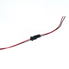 Комплект коннекторів для світлодіодної стрічки тато мама 12V 2pin чорний з затиском