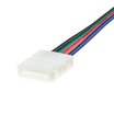 Коннектор для світлодіодної стрічки RGB 12V 10mm провід/2 затискача Коннектор для світлодіодної стрічки RGB 12V 10mm провід/2 затискача