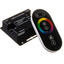 LED контроллер светодиодный RGB 24 А (Radio 6 кнопок) черный