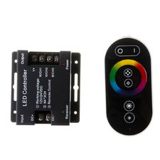 LED контроллер светодиодный RGB 24 А (Radio 6 кнопок) черный