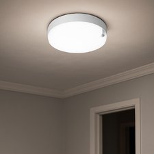 Світильник LED акум. з датч. руху і фотореле Євросвітло CLB-01 круг IP65 10Вт 6400K