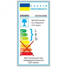Архитектурный светодиодный накладной светильник Ardero DH0161ARD ARCTIC 7Вт 3000K черный
