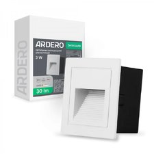 Архитектурный светодиодный встраиваемый светильник Ardero DH1010ARD LEVEL 3Вт 3000K белый