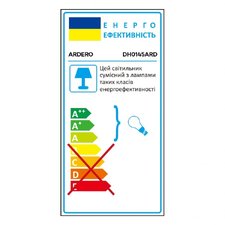 Архітектурний накладний світильник Ardero DH0145ARD RONDO під лампу чорний