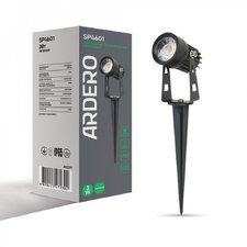 Ґрунтовий світлодіодний світильник Ardero SP4601 3Вт чорний