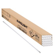 Набір лампа EVROLIGHT L-1500 6400K 24Вт G13 T8 трубчаста LED 25 шт