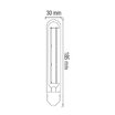 Світлодіодна вінтажна лампа Filament RUSTIC TUBE-6 6W E27 2200К