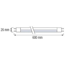 Світлодіодна лампа LED TUBE-60 9W T8 6400К 60см