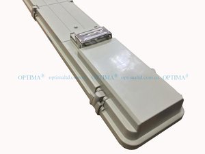 Промисловий світлодіодний світильник (з плитою) 2х36 1200мм IP65 Optima