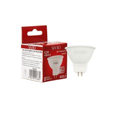 Светодиодная лампа SIVIO GU5.3-MR16-12V-7W-4100K — купить в интернет-магазине «Світлонія»