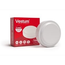 Світлодіодний круглий світильник ЖКГ Vestum 15W 4500K 220V 1-VS-7103