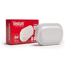 Светодиодный овальный светильник ЖКХ Vestum 8W 4500K 220V 1-VS-7201 — купить в интернет-магазине «Світлонія»