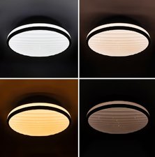 GRILL зоряне небо 72W 375*60мм 3000К- 6500К 5600Lm з пультом метал