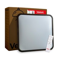 GLOW матовий 60W 391*391*65мм 3000К-6500К з ДК махагон