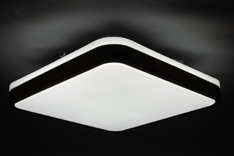 GLOW матовий 60W 391*391*65мм 3000К-6500К з ДК махагон
