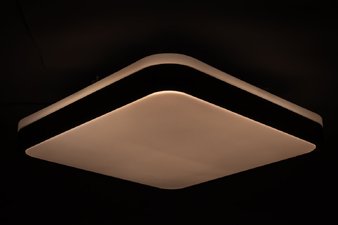 GLOW матовий 60W 391*391*65мм 3000К-6500К з ДК горіх
