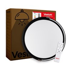 COLISEUM матовий 60W 395*60мм 3000К-6500К з ДК білий з чорним