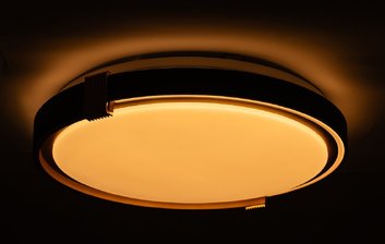 COLISEUM матовий 60W 395*60мм 3000К-6500К з ДК чорне золото
