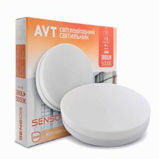 Світлодіодний світильник з датчиком 18 Вт круглий 5000К IP40 Sensor