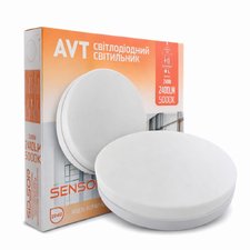 Светодиодный светильник с датчиком 24 Вт круглый 5000К IP40 Sensor