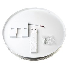 Світлодіодний світильник 18 Вт накладний круглий 5000К IP40 Silver