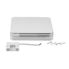 Світлодіодний світильник 18 Вт накладний квадратний 5000К IP40 Silver