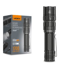 Портативный светодиодный фонарик VIDEX VLF-A156R 1700Lm 6500K — купить в интернет-магазине «Світлонія»
