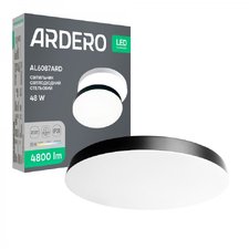 Светодиодный накладной светильник Ardero AL6087ARD TREND 48Вт черный — купить в интернет-магазине «Світлонія»