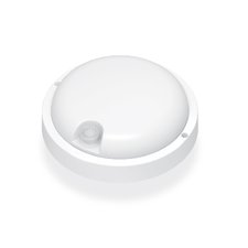 LED светильник с датчиком ИК IP54 круглый VIDEX 12W 5000K сенсорный белый
