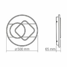 LED світильник функціональний VIDEX DECORA 50W VL-CLD-999-TT