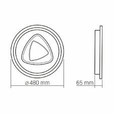 LED світильник функціональний VIDEX DECORA 56W VL-CLD-997-SL