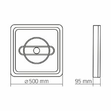 LED світильник функціональний VIDEX DECORA 56W VL-CLD-995-CF