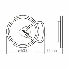 LED світильник функціональний VIDEX DECORA 52W VL-CLD-993-BSL
