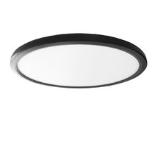 LED светильник с декоративной подсветкой VIDEX DL5R 22W 3000K-4000K-5000K Black