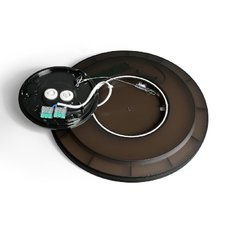 LED светильник с декоративной подсветкой VIDEX DL5R 22W 3000K-4000K-5000K Black