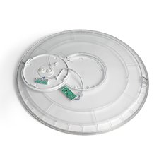 LED світильник з декоративною підсвіткою VIDEX DL5R 44W 3000K-4000K-5000K White