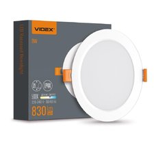 LED світильник Back вбудований круглий VIDEX 9W 5000K — купити в інтернет-магазині «Світлонія»