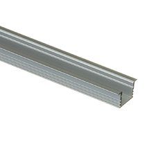 LED профіль врізний глибокий ЛПВ анодований (16х12мм) 2м з розсіювачем у комплекті