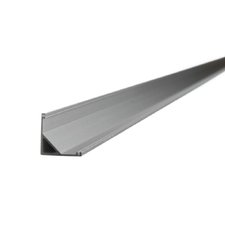 LED профіль кутовий ЛПК анодований (16х16мм) 2м з розсіювачем у комплекті
